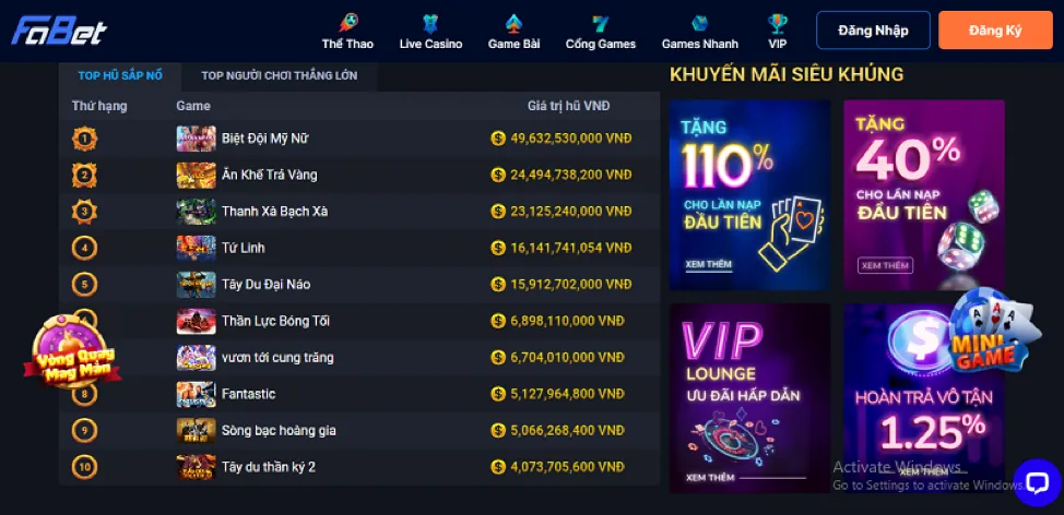 Hỗ trợ FAQ về Bắn Cá bet789 apk